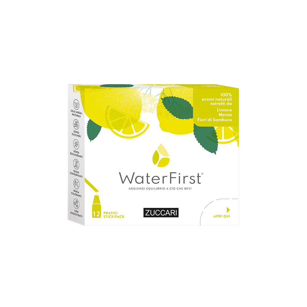 WaterFirst Limone Menta Fiori di Sambuco