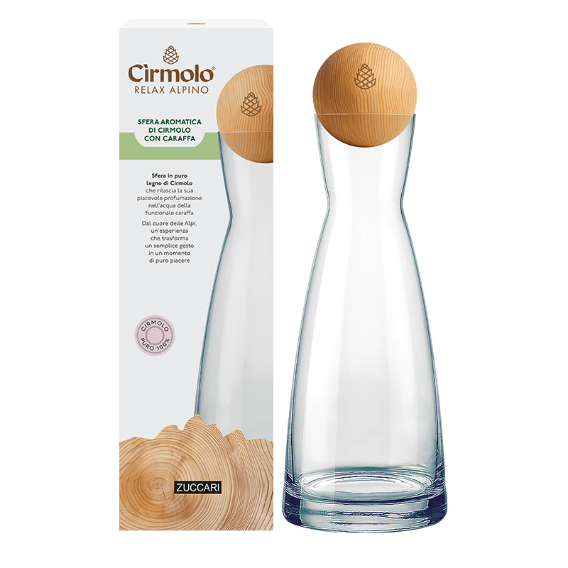 Sfera Aromatica di Cirmolo con Caraffa