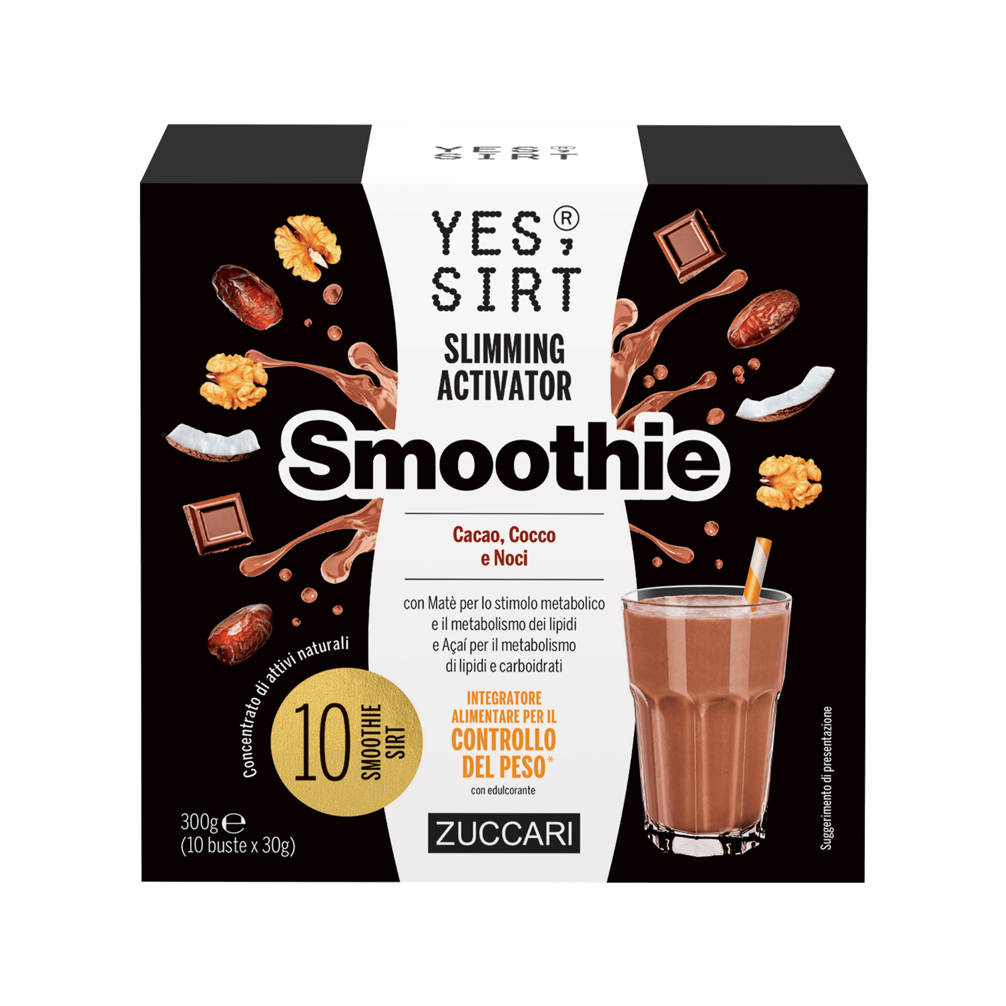 Yes Sirt Slimming Activator Smoothie Cacao, Cocco e Noci