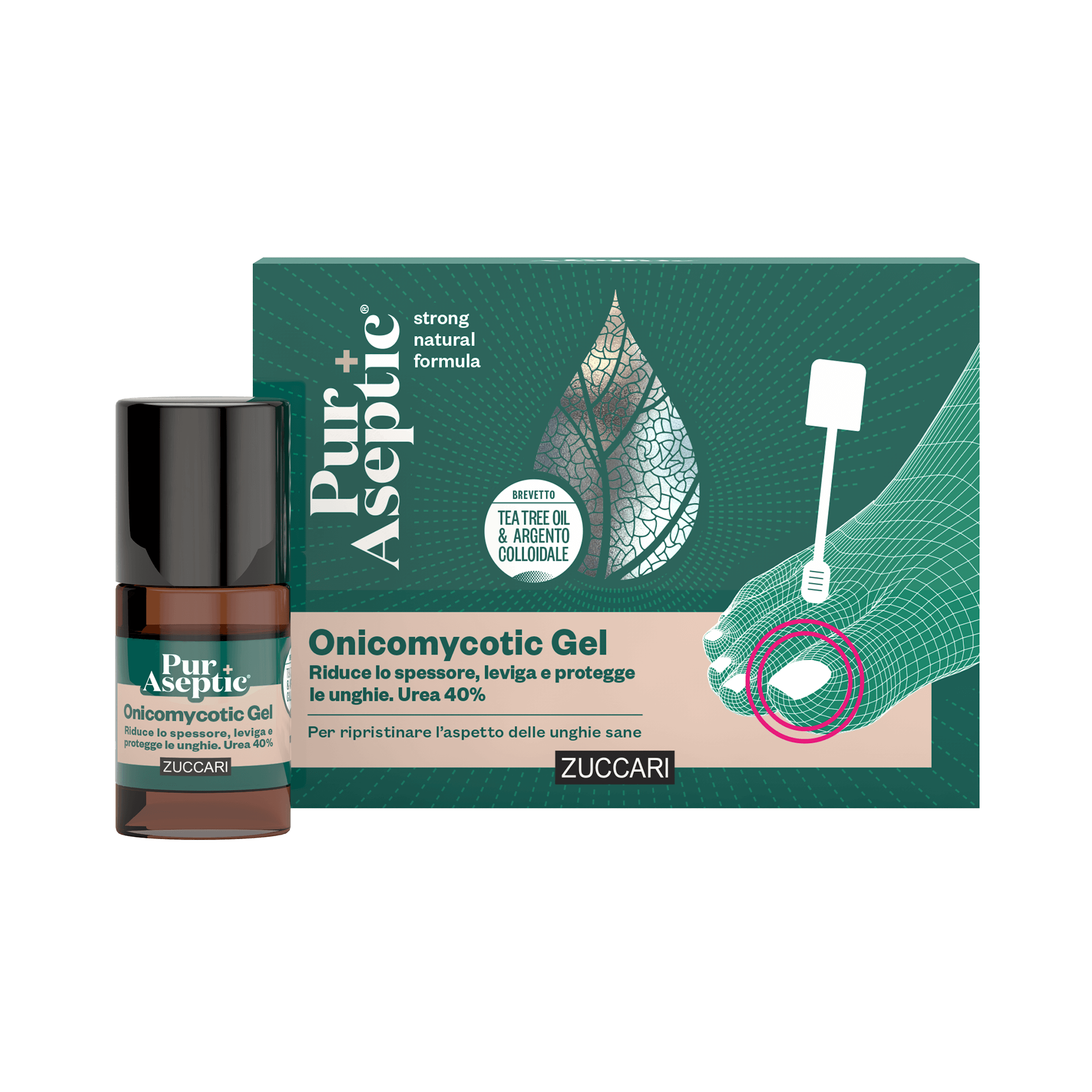 Onicomycotic gel
