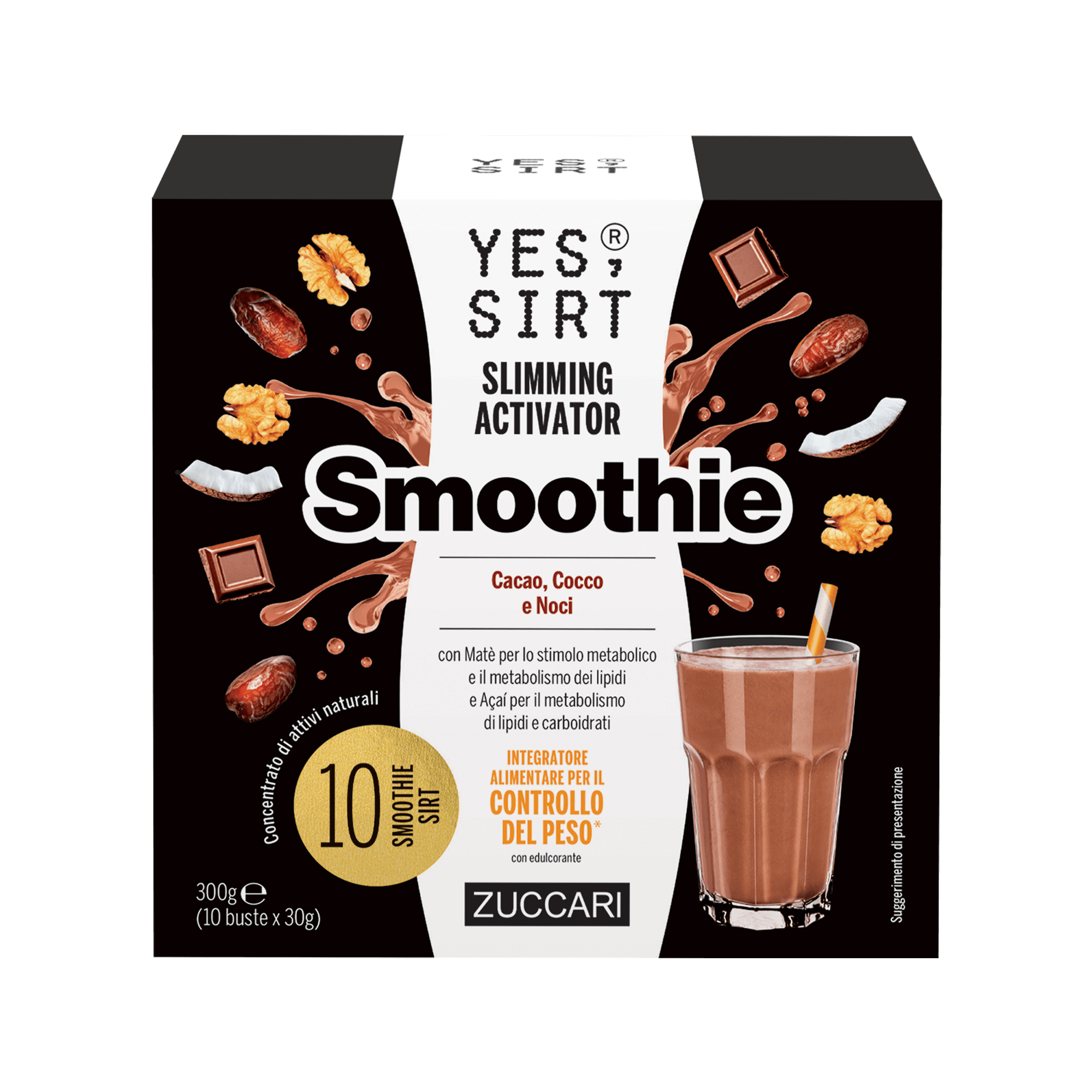 Yes Sirt Slimming Activator Smoothie Cacao, Cocco e Noci