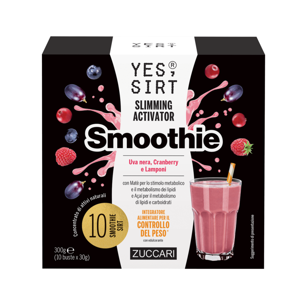 Yes Sirt Smoothie Uva nera, Cranberry e Lamponi