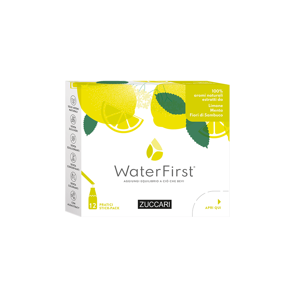 WaterFirst Limone Menta Fiori di Sambuco