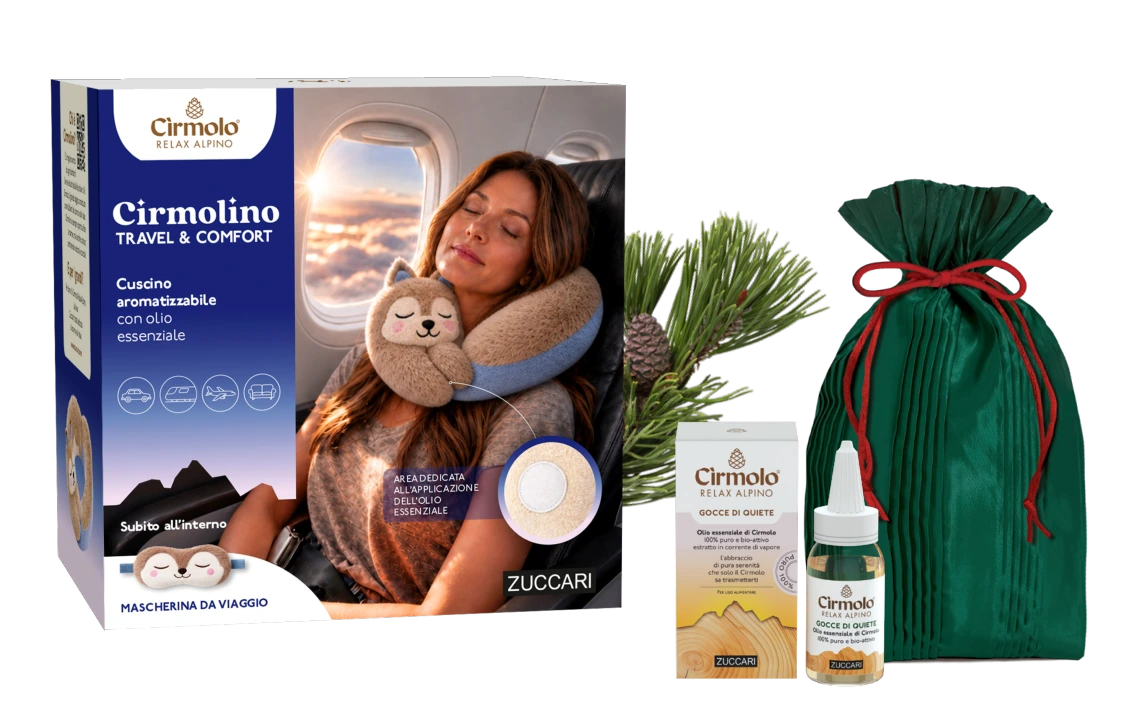 Composizione Viaggio col Cirmolo: Cirmolino Travel & Comfort, Gocce di Quiete